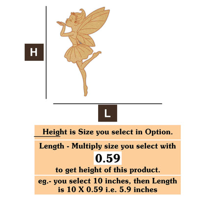 Fairy 03 MDF Cutout