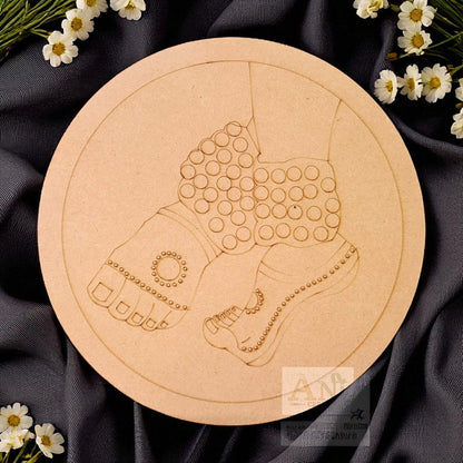 Feet 3 MDF Premarked