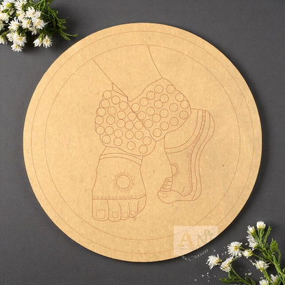 Feet 4  MDF Premarked