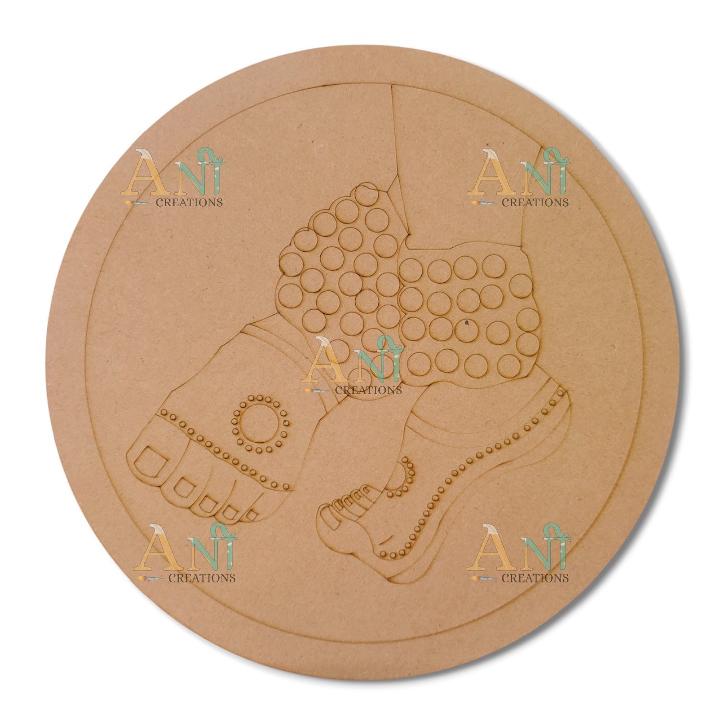 Feet 3 MDF Premarked