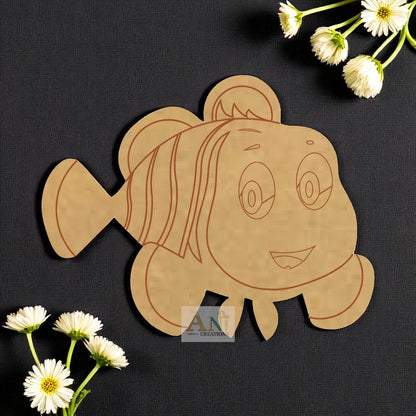 fish 3 MDF Cutout