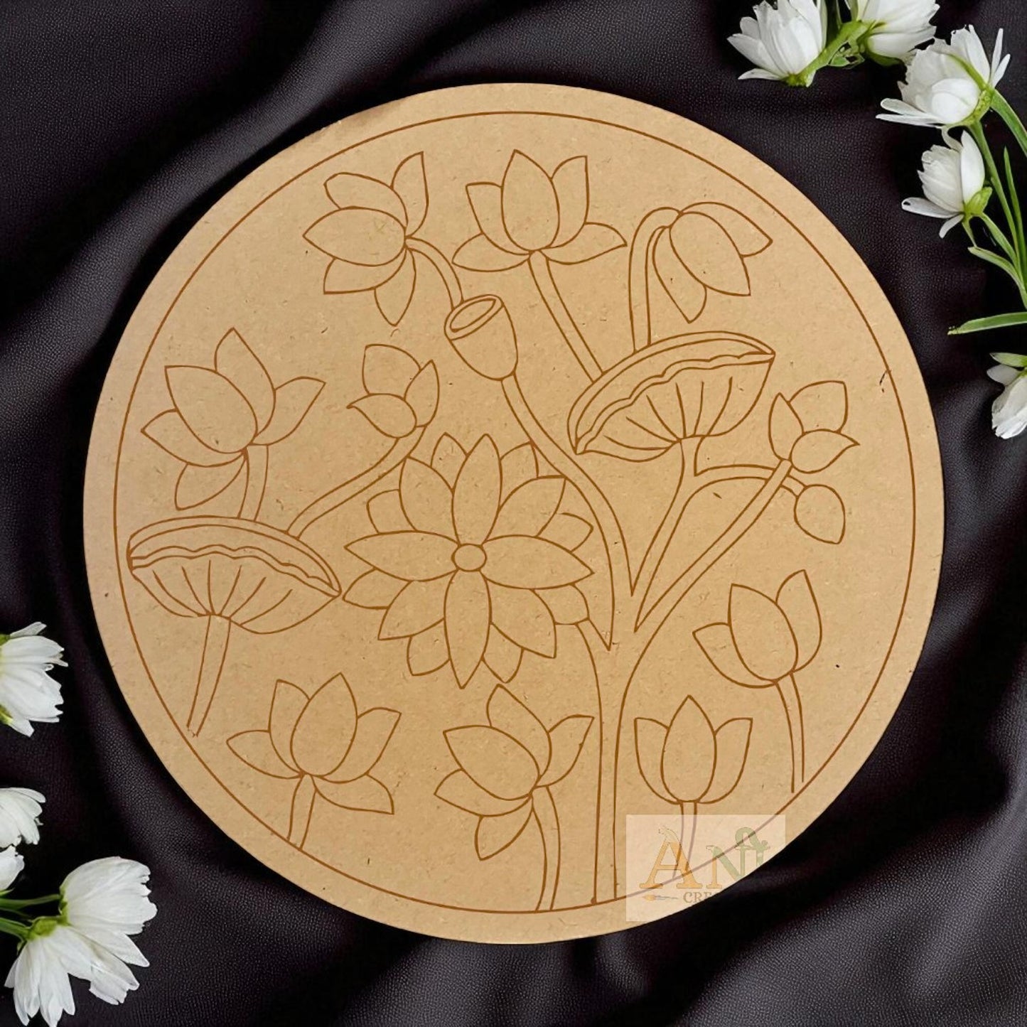 Floral 5 MDF Premarked