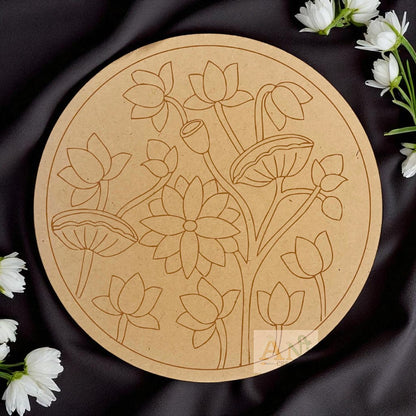 Floral 5 MDF Premarked