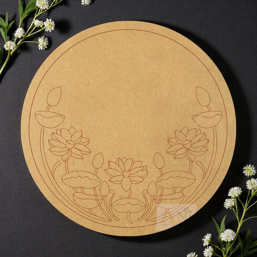 Floral 3 MDF Premarked
