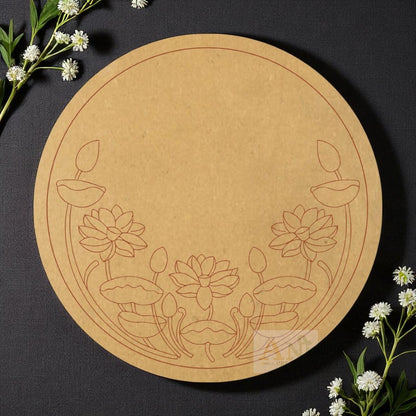 Floral 3 MDF Premarked