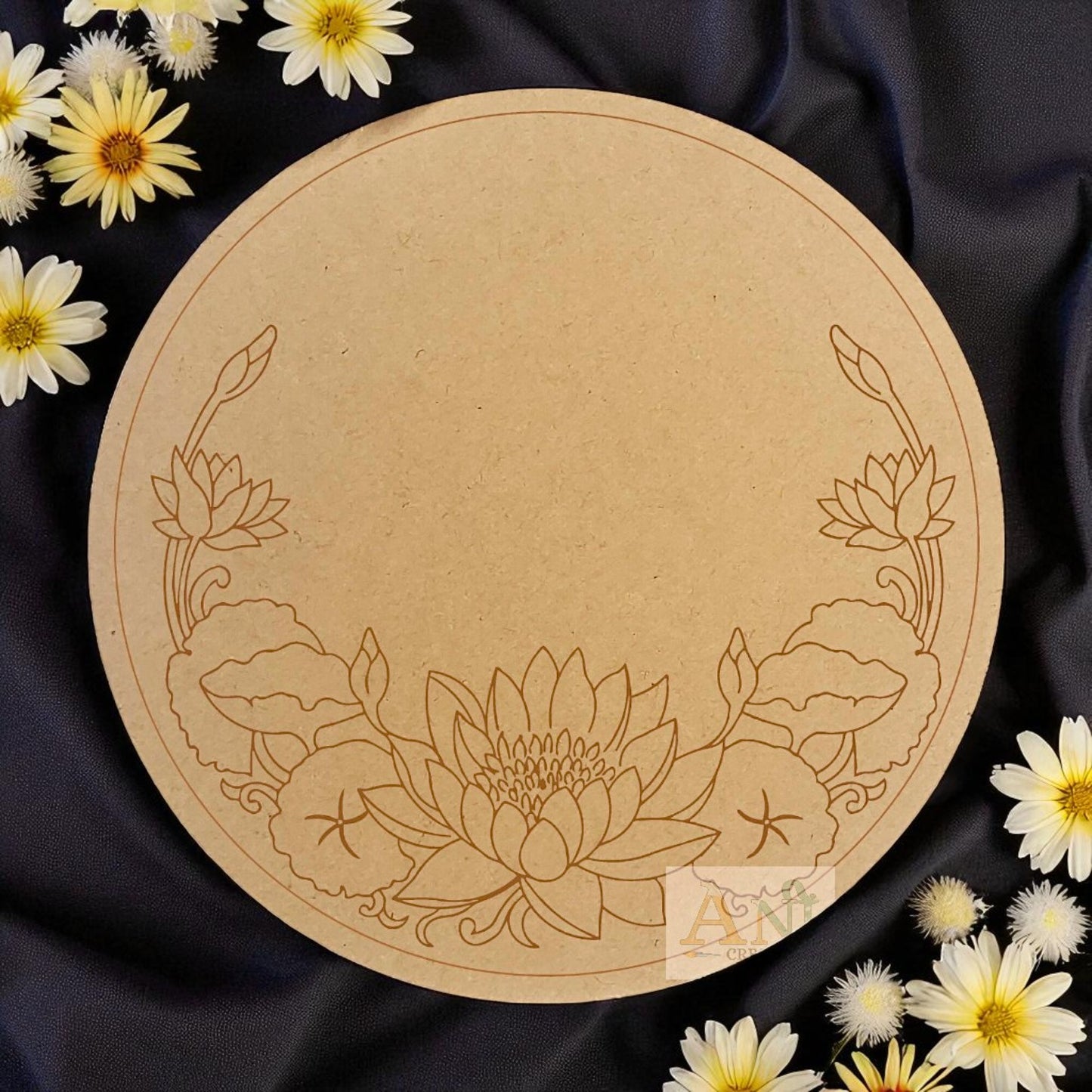 Floral 4 MDF Premarked