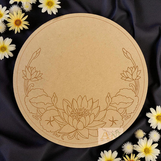 Floral 4 MDF Premarked