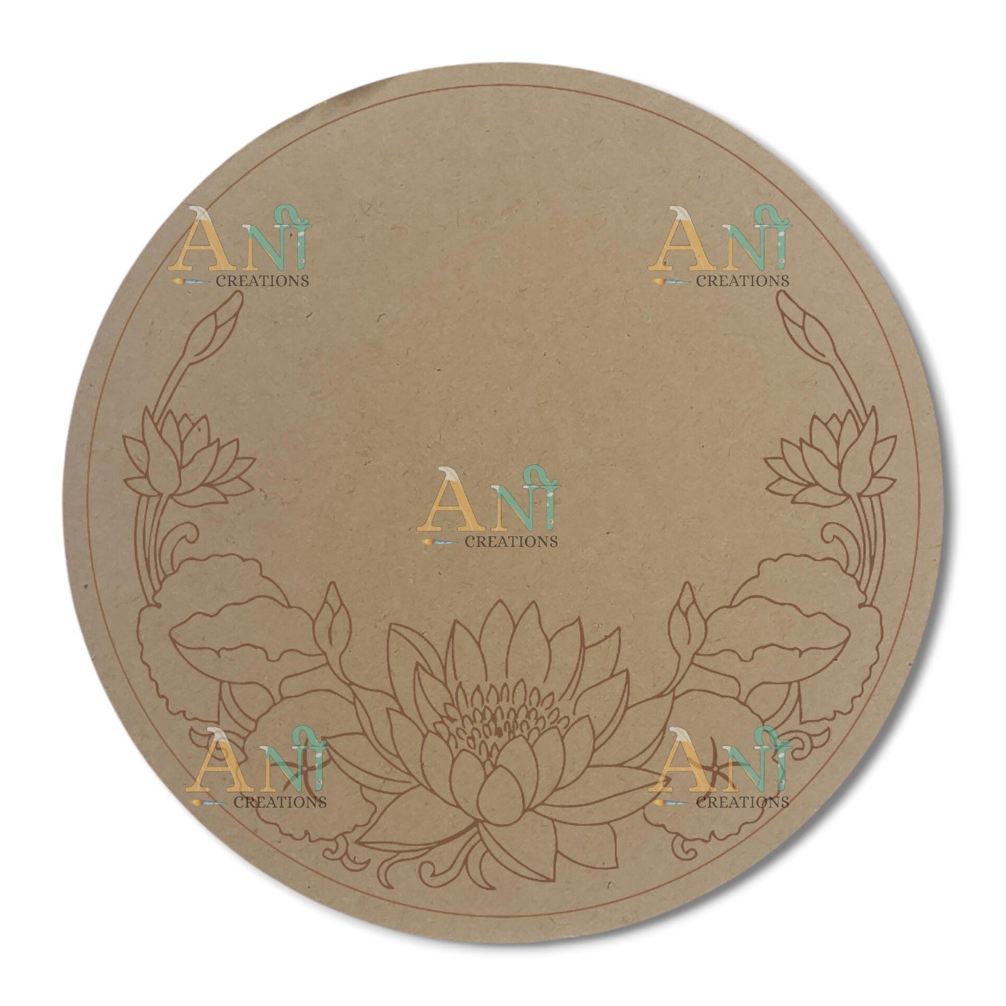 Floral 4 MDF Premarked