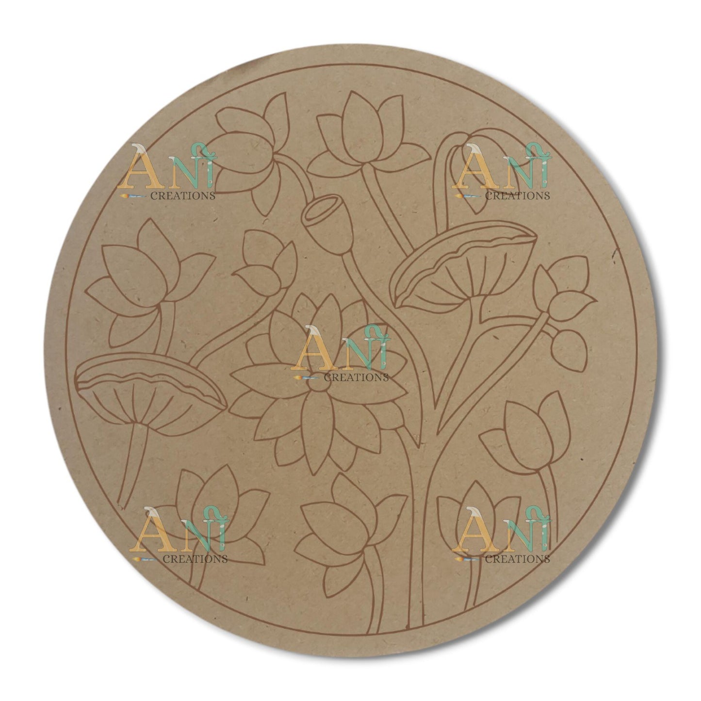 Floral 5 MDF Premarked