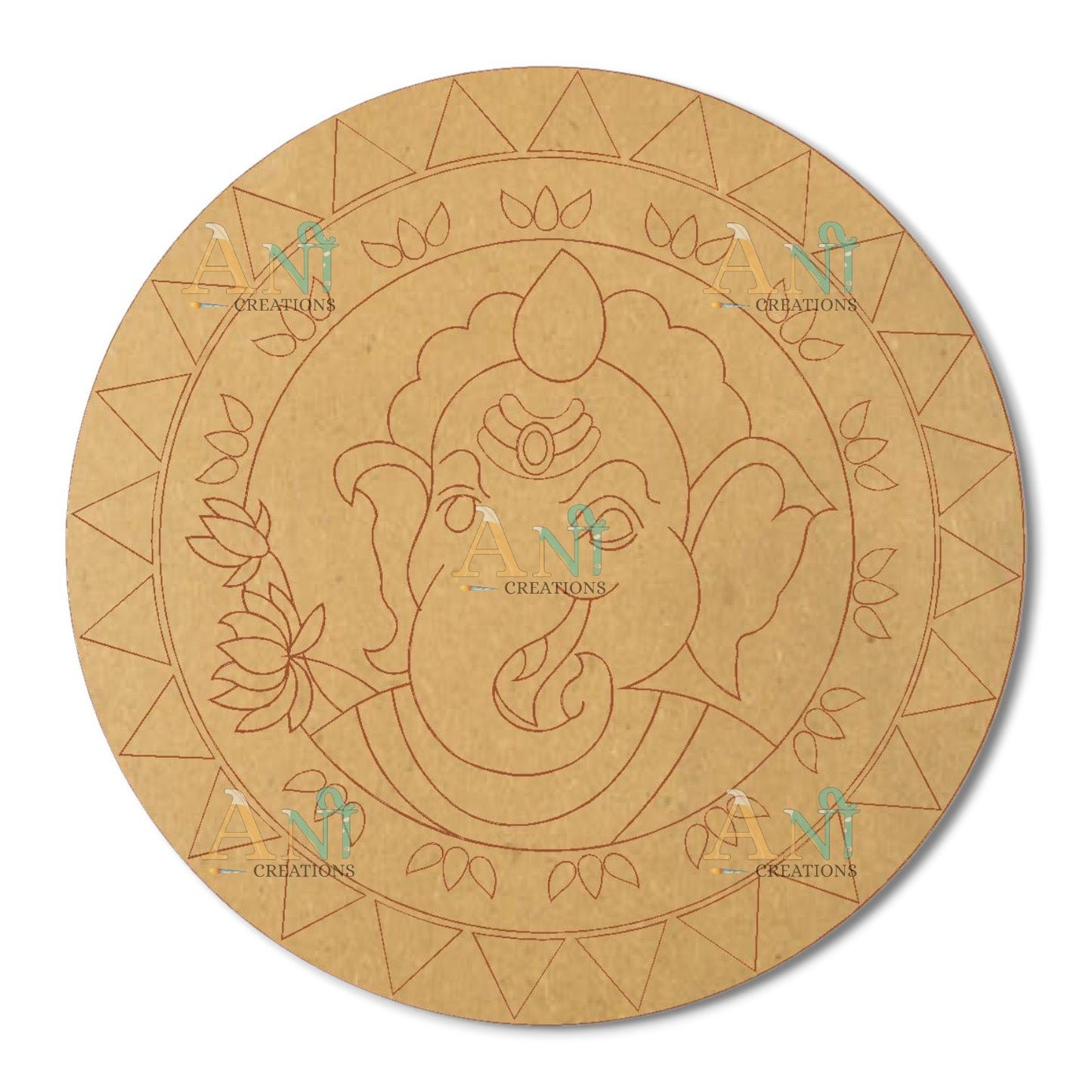 Ganpati ji 3 MDF Premarked