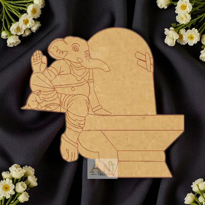 Ganpati ji 3 MDF Cutout