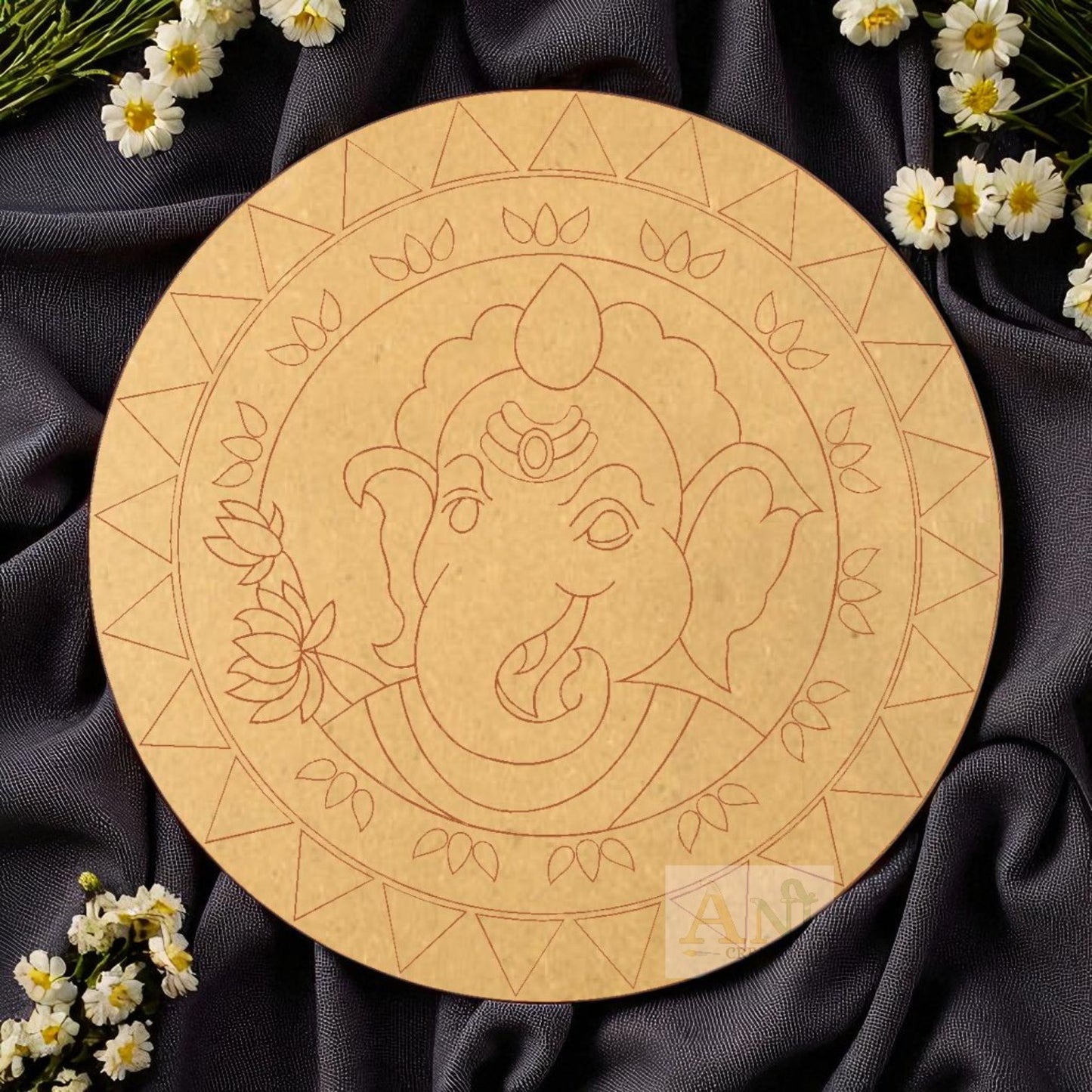 Ganpati ji 3 MDF Premarked