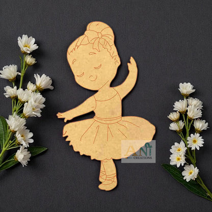 girl dancing 1  MDF Cutout