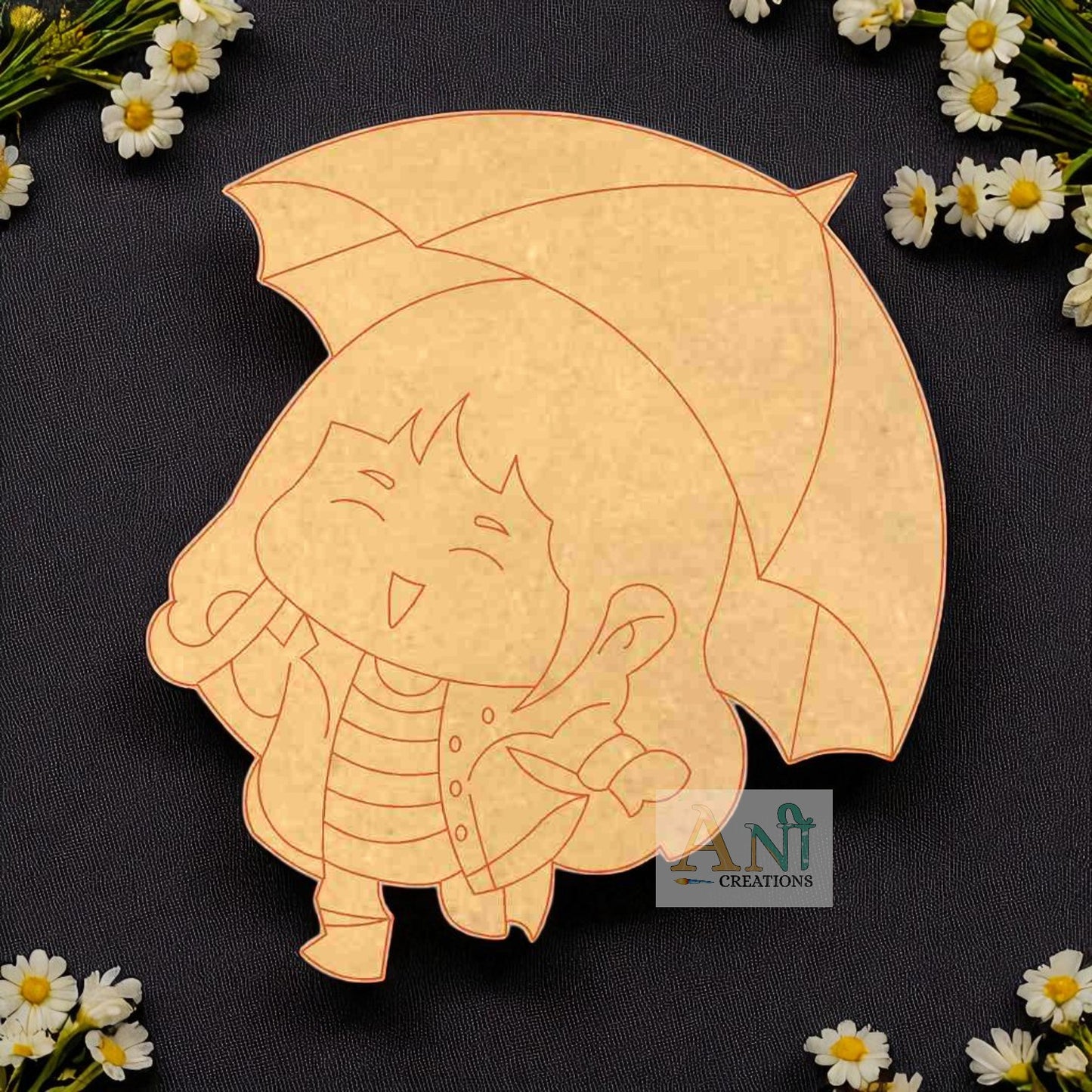 kids dancing 2  MDF Cutout