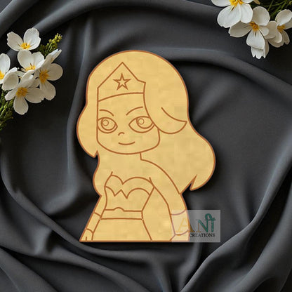 Wonder Women MDF Cutout