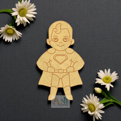 Superman MDF Cutout