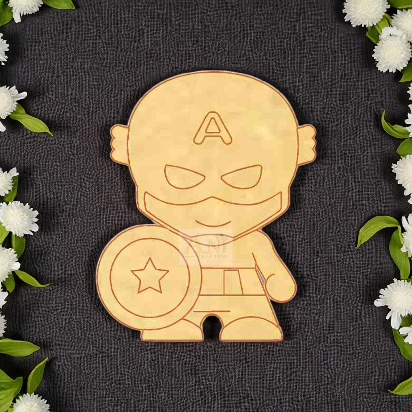 Captain America 01 MDF Cutout