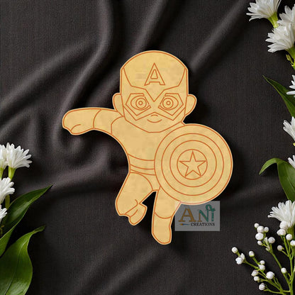 Captain America 02 MDF Cutout