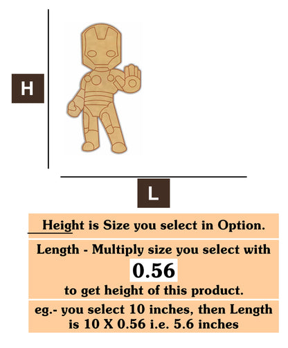 Iron Man MDF Cutout