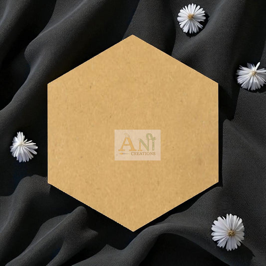 Plain Hexagon Mdf