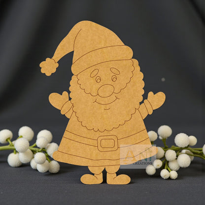 Santa Claus Christmas Pre Marked MDF