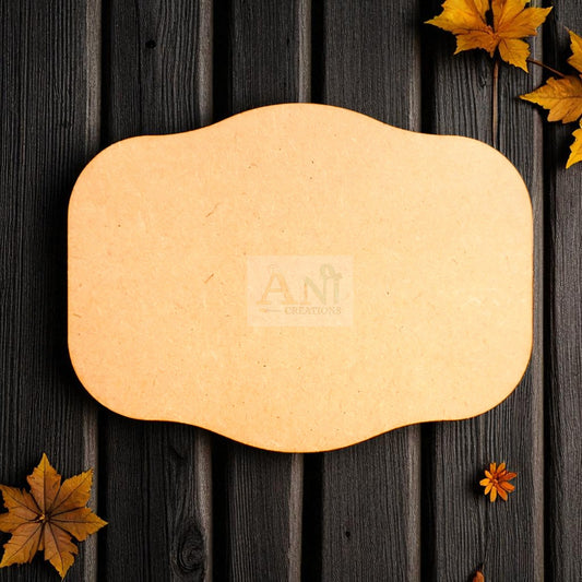 Name Plate Base 6 MDF Cutout