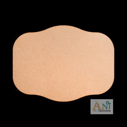 Name Plate Base 6 MDF Cutout