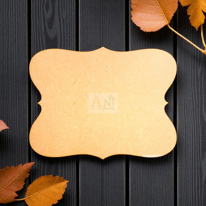 Name Plate Base 4 MDF Cutout