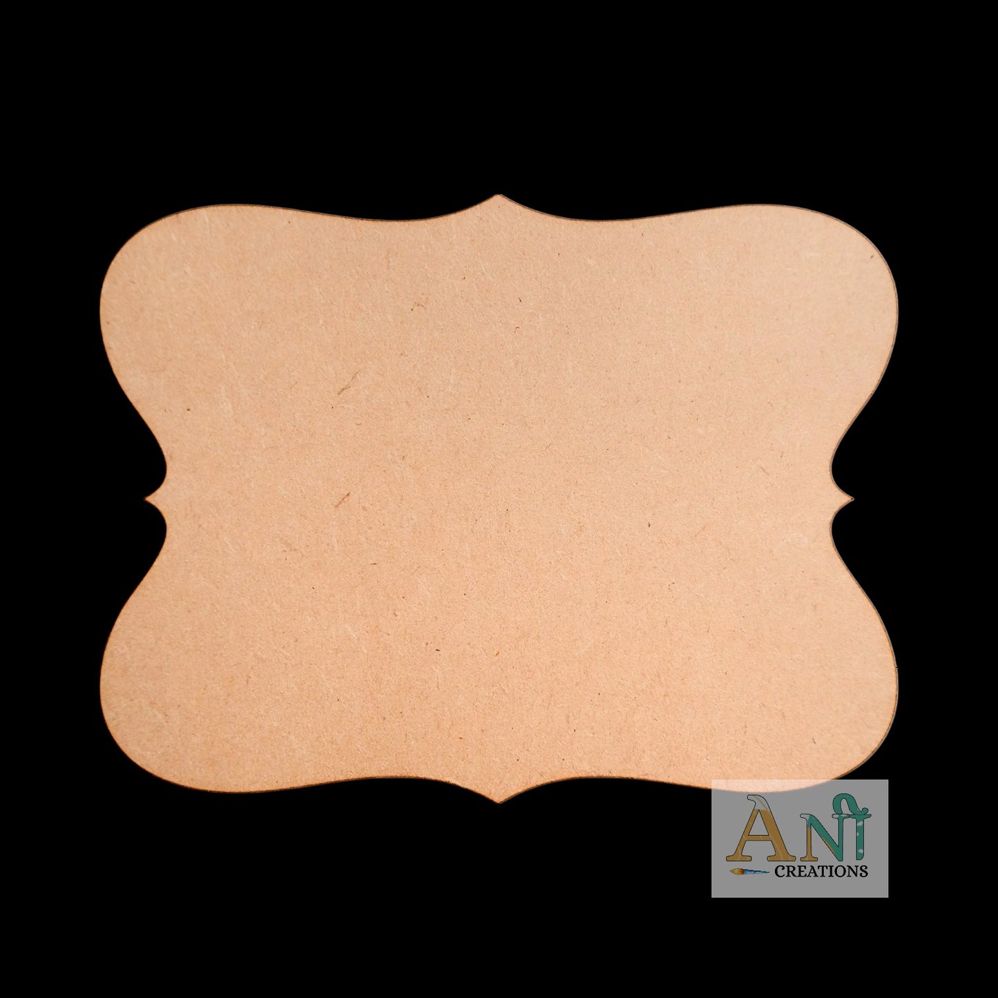 Name Plate Base 4 MDF Cutout