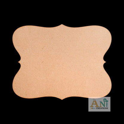 Name Plate Base 4 MDF Cutout