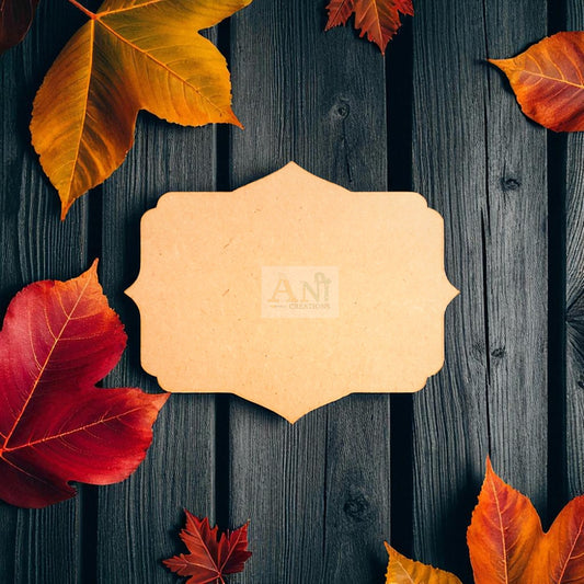 Name Plate Base 22 MDF Cutout