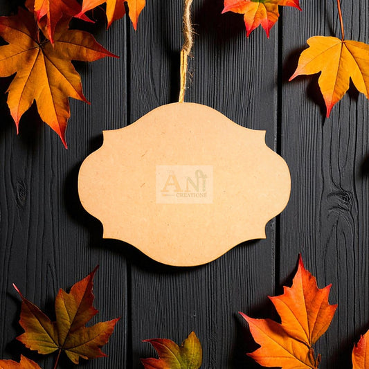 Name Plate Base 3 MDF Cutout