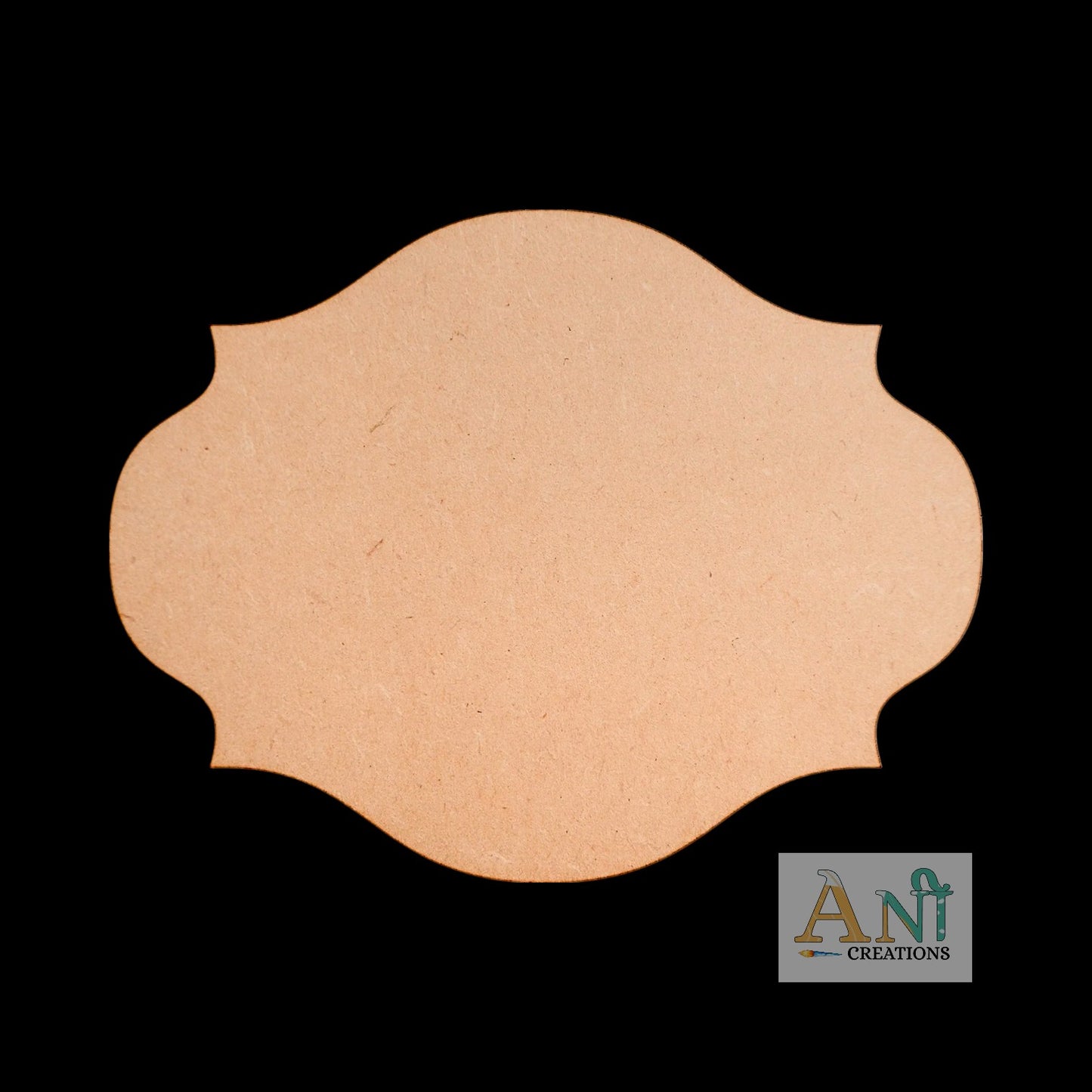 Name Plate Base 3 MDF Cutout