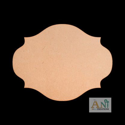 Name Plate Base 3 MDF Cutout