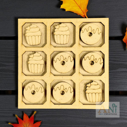 Doughnut N Cupcake – Tic Tac Toe