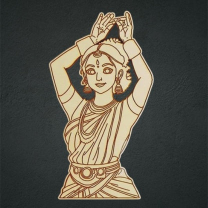 Dancing Lady 16 Mdf Cutout