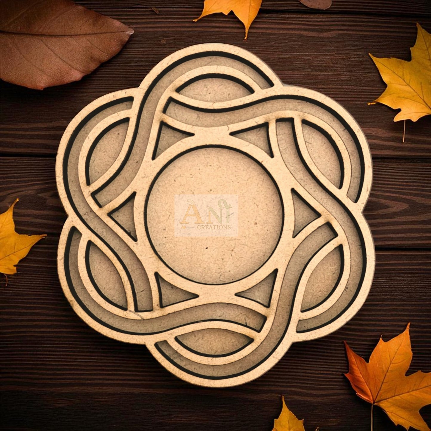 MDF T Light Diya Holder 21