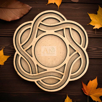 MDF T Light Diya Holder 21