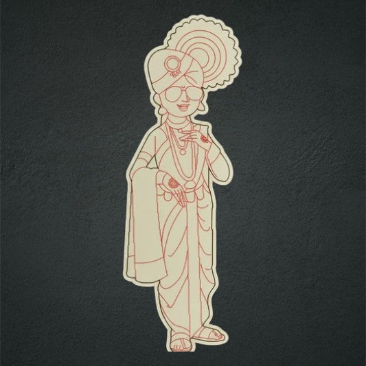 Dancing Lady 9 Mdf Cutout