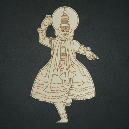 Kathakali Premarked MDF Cutout