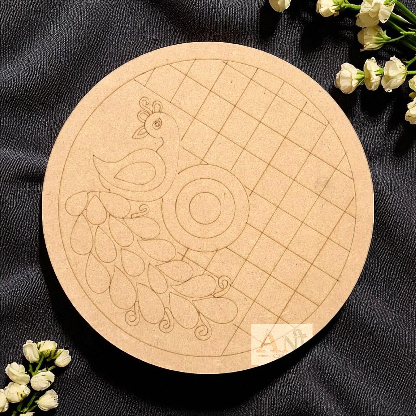 Peacock 16 MDF Premarked