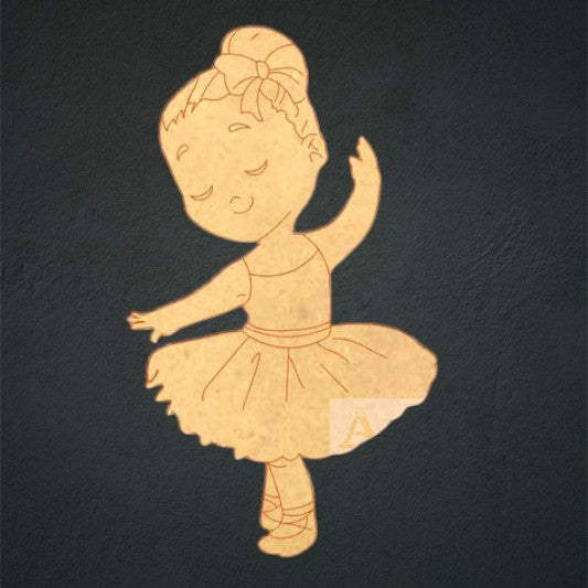 girl dancing 1  MDF Cutout