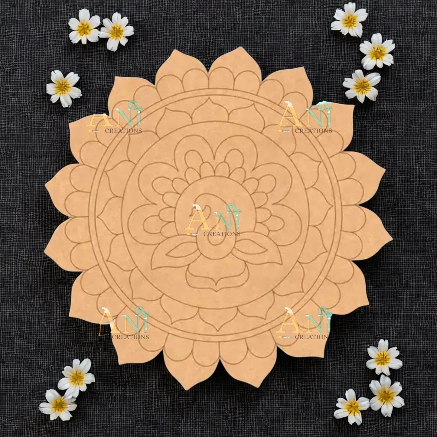 Peacock 13 MDF Premarked