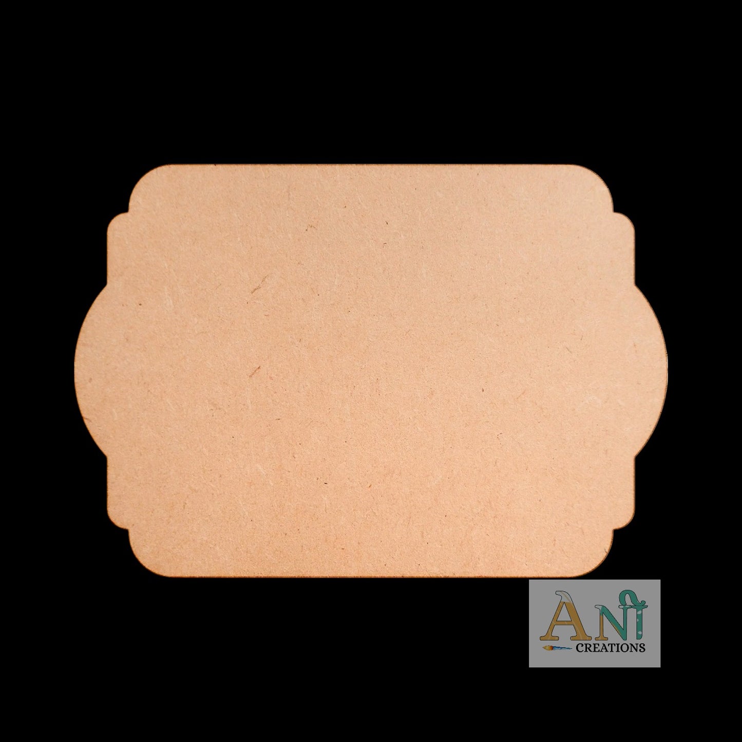 Name Plate Base 9 MDF Cutout