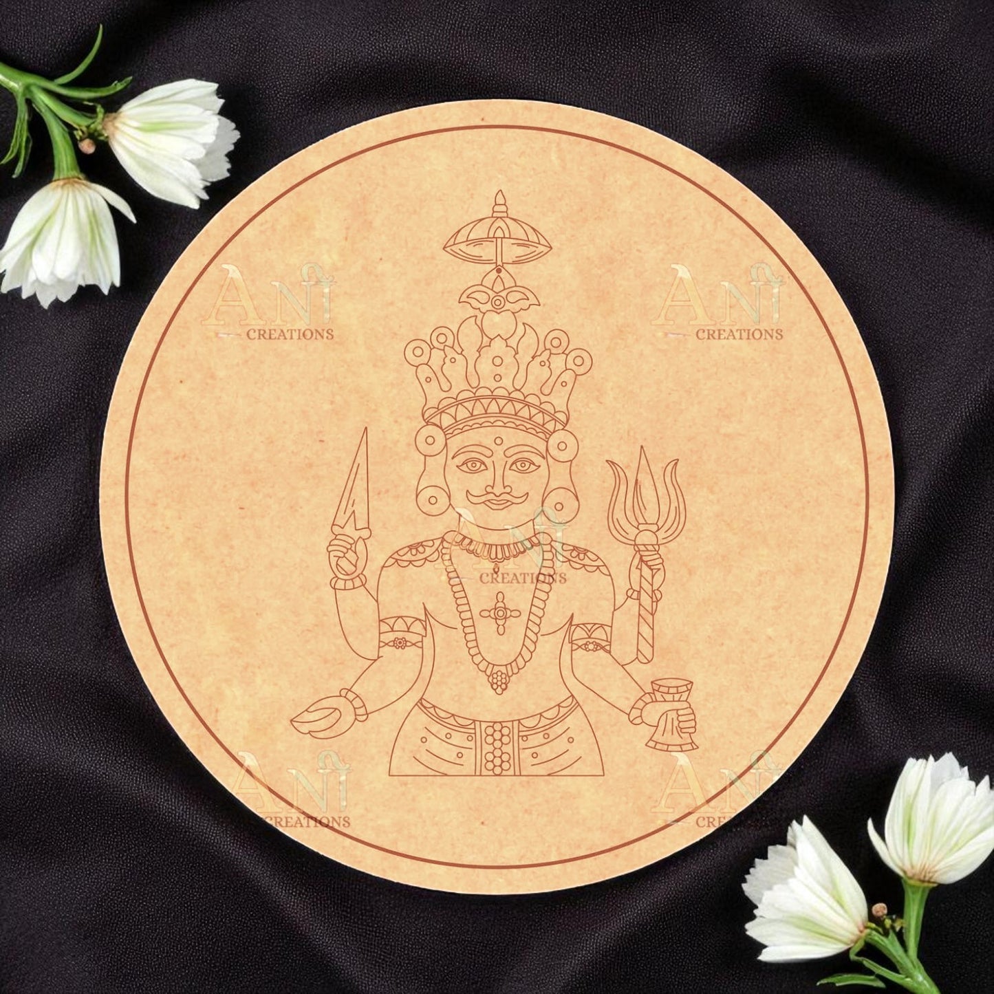 Shree Nakoda Bhairav MDF Premarked