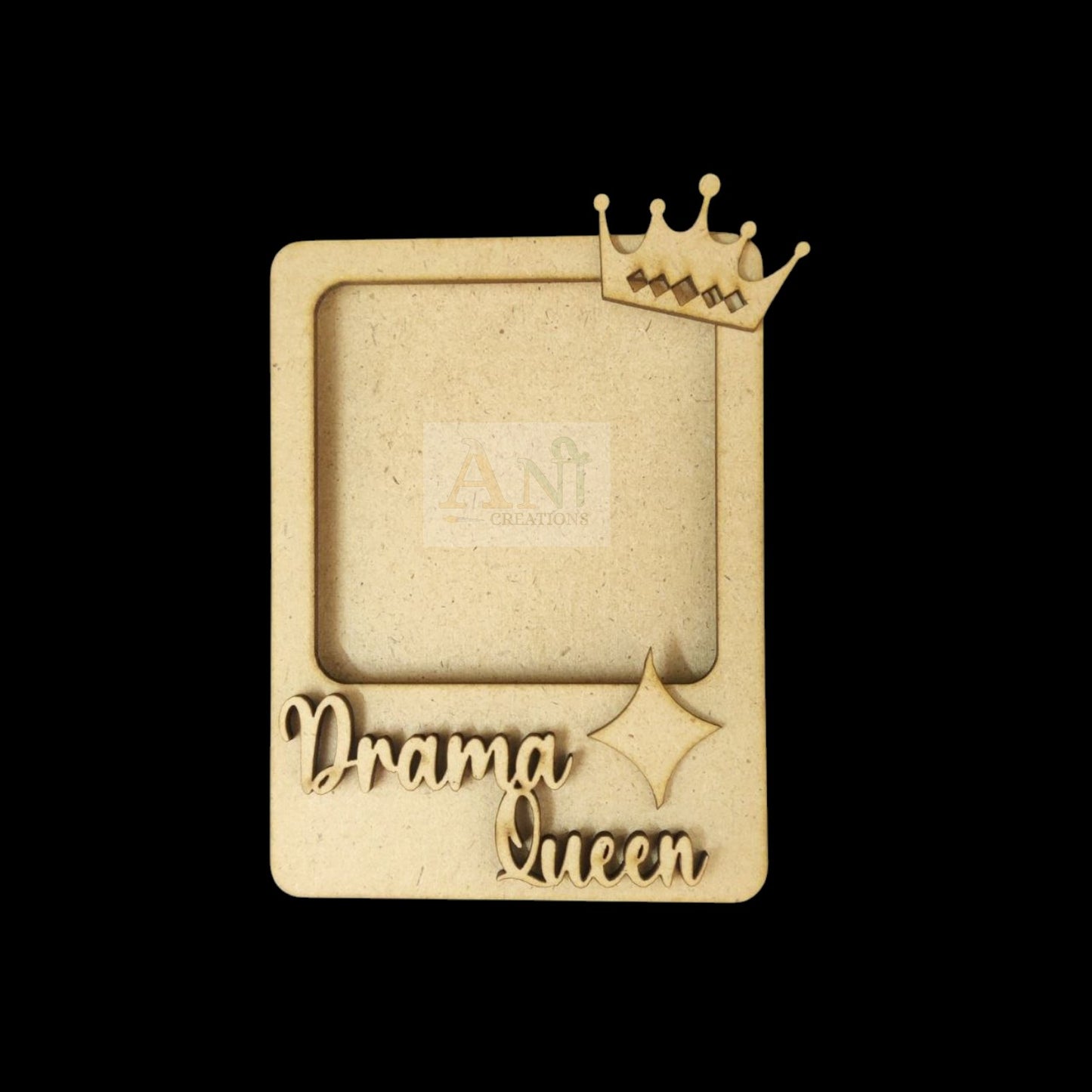 Kids Photo Frame 1  MDF Cutout