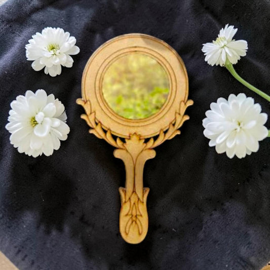 Rajwadi Hand Mirror MDF Cutout