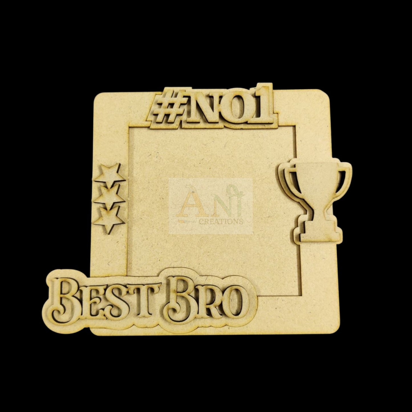 Kids Photo Frame 2  MDF Cutout