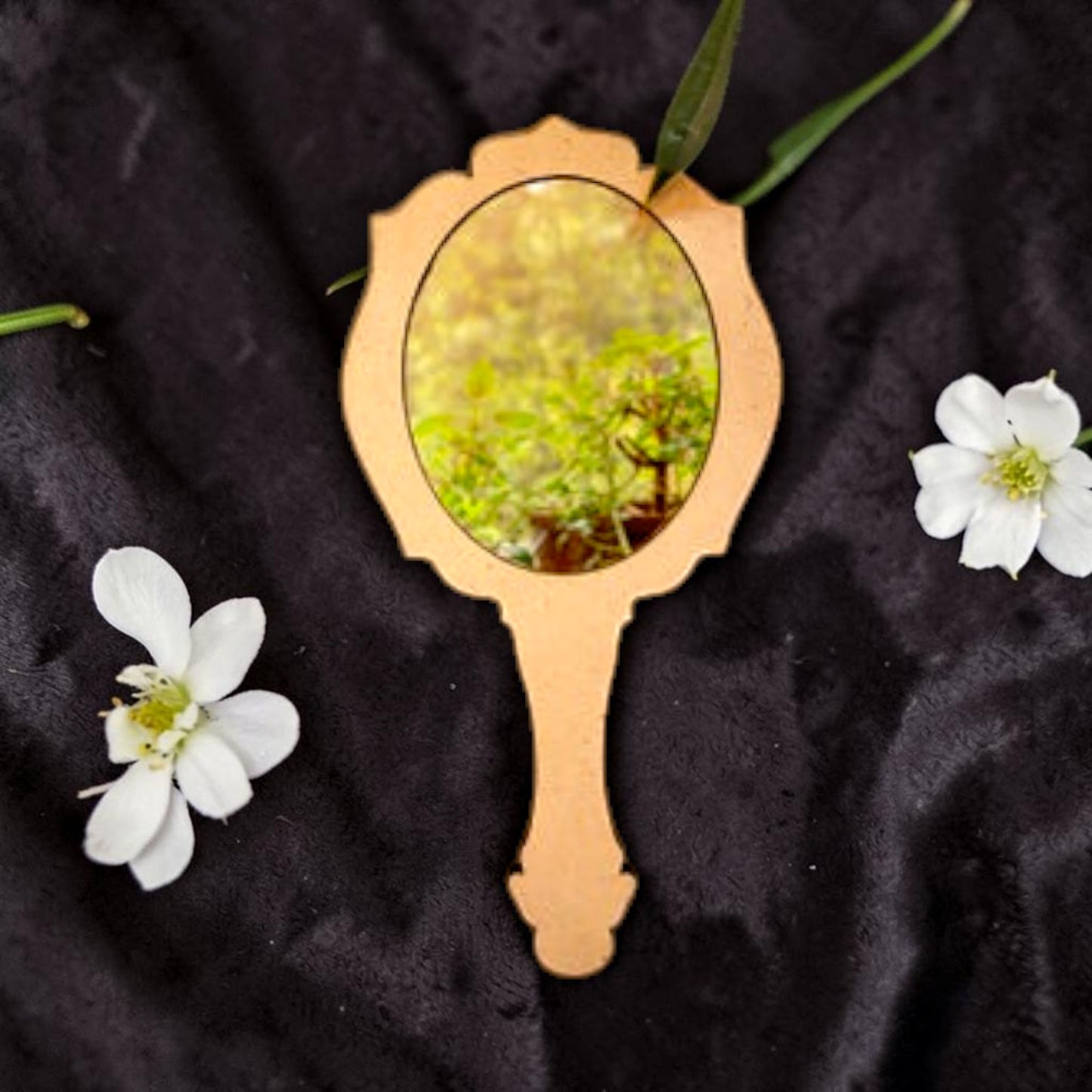 Hand Mirror MDF Cutout 3