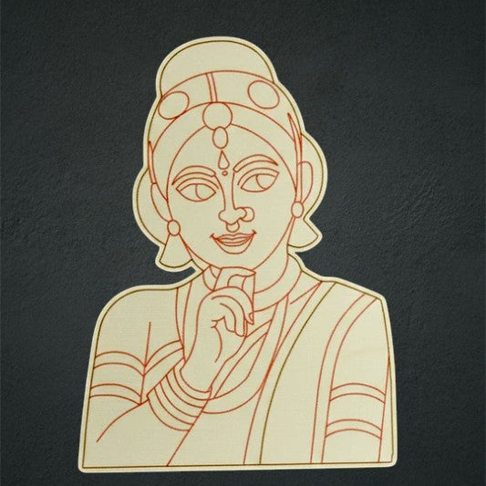 Dancing Lady 12 Mdf Cutout